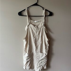 Altar'd State Cream Sleeveless Top